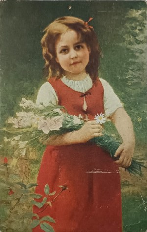 Vintage postcard, France, first half of the 20th century.