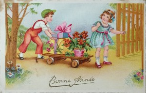 Novoročná pohľadnica, Francúzsko