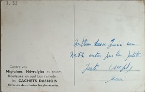 Vintage postcard, France