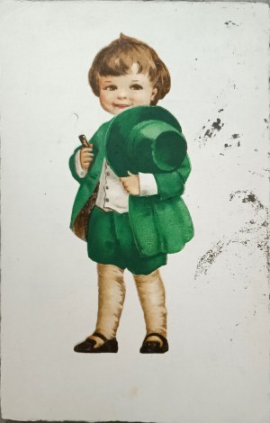 Vintage pohlednice, Francie, 1925