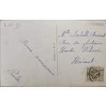 Vintage birthday postcard, France / Belgium, early 20th century.