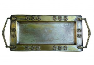 Plated tray, Norblin, Warsaw, 1897-1914