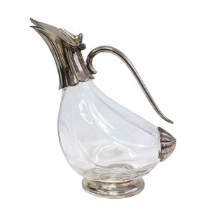 Carafe-can for wine or water vintage, France