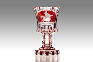 BIEDERMEIER GOBLET | Československo (Česko / Čechy - kolem roku 1830)