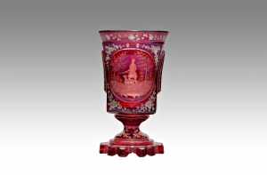 GOBLET BIEDERMEIER | Cecoslovacchia (ceco / boemo - 1830 circa)