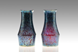 PAIR OF VASES | Johann Loetz Witwe, Klostermuhle (Czech / Bohemian / Austria - around 1910)