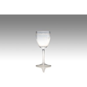 WINE GLASS | Carl Lederle, Harrach glass factory, Novy Svet (Austrian / Austria - around 1900)