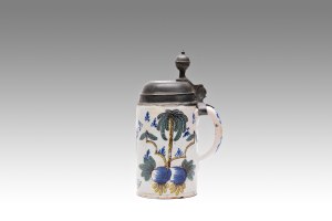 HOLBA (TASSE) AVEC COUVERCLE EN ÉTAIN | Allemagne, Thuringe et Saxe (Allemand / Allemagne - 1729)