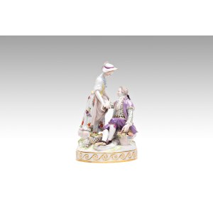 THE GARDENER AND THE NOBLEMAN | Meissen, Germany (German / Germany - turn of the 19th and 20th centuries)