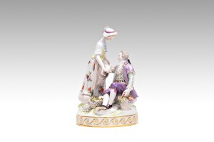 THE GARDENER AND THE NOBLEMAN | Meissen, Germany (German / Germany - turn of the 19th and 20th centuries)