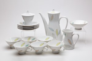 PORCELÁNOVÝ KÁVOVÝ SET | Rosenthal, návrh Raymond Loewy (Německo / Německo - 1954)