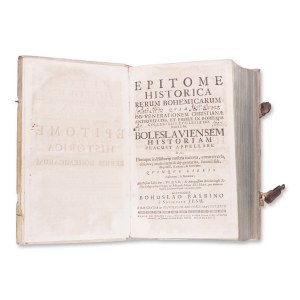 BALBINO, Bohuslao (1621-1688) : Epitome historica rerum bohemicarum