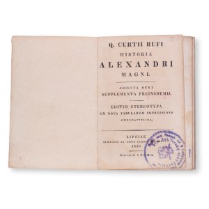 RUFUS, Quintus Curtius : Historia Alexandri Magni