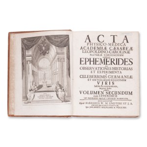 Autor neznámy: Acta Physico-medica. Vol. II.