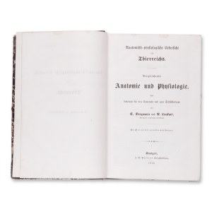 BERGMANN, C. G. L. Ch. (1814-1865): Anatomico-fisiologico Uebersicht des Thierreichs