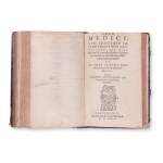 SARACENO, Antonius Joannes (1539-1598): De peste commentarius