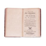 TISSOT, Samuel Auguste David (1728-1797) : Avis au peuple sur sa santé. Vol. I. a II.