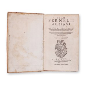 FERNEL, Jean (1497-1558) : Universa medicina