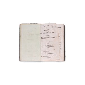 HUFELAND, C. W. (1762-1836): Journal der praktischen Arzneykunde. Vol. XVII.