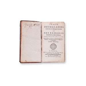 HELVETIUS, [Jean-Adrien] (1715-1771): Traite des maladies les plus frequentes. Bd. II.