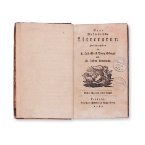 TRAUGOTT-SCHLEGEL, J. Ch. (1746 - 1824): Neue Medizinische Litteratur. Svazek I.