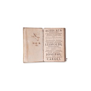 LOW AB ERLSFELD, D. Joanne Francisco (1648-1725): Actus Academicus