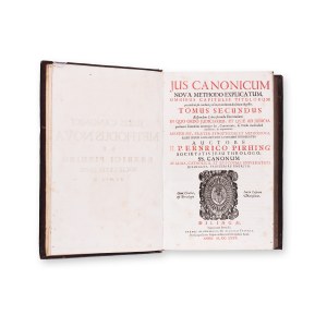PIRHING, Ernrico : Jus Canonicum. Vol. II.
