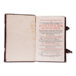 EGGS, Georgium Josephum (1663-1755): Pontificium Doctum