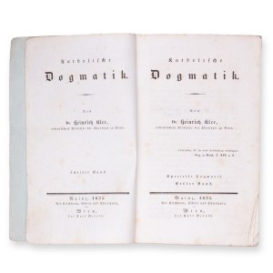 KLEE, Heinrich (1800-1840): Katholische Dogmatik. Bd. I.