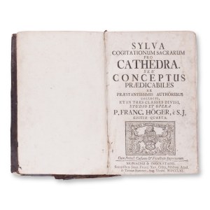 HOGER, Franc: Sylva Cogitationum Sacrarum