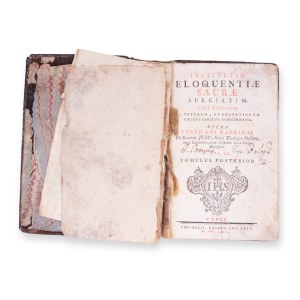KAPRINAI, Stephanus (1714-1785) : Institutio eloquentiae sacrae speciatim