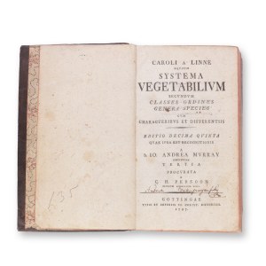 VON LINNE, Carl (1707-1778) : Systema vegetabilium