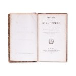 LA CEPEDE, M. (1756-1825): (Comprenant l'histoire naturelle). Svazek II.