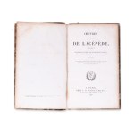 LA CEPEDE, M. (1756-1825): Comprenant l'histoire naturelle. Bd. III.