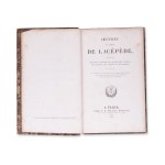 LA CEPEDE, M. (1756-1825): (Comprenant l'histoire naturelle). Svazek VII.