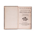 BUFFON, Georges Louis Leclerc (1707-1788): (francouzský historik): Histoire naturelle des oiseaux. Svazek IV.