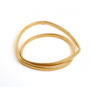 Goldtubogas-Halskette, Eigentum der Gräfin Paola Della Chiesa