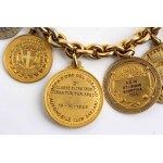 Bracelet with 11 gold and silver medals of racing competitions, owned by Countess Paola Della Chiesa