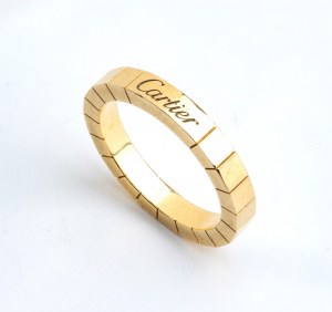 CARTIER: Złoty pierścionek