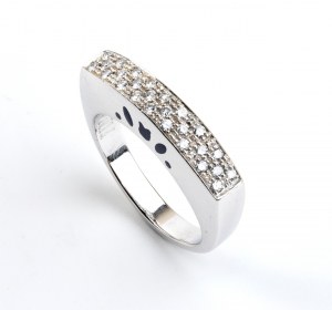 FIDIA: Diamond gold ring