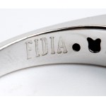 FIDIA: Diamond gold ring