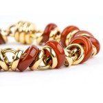 POMELLATO: Corniola gold bracelet