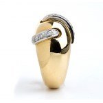 POMELLATO: Diamond gold ring