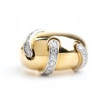 POMELLATO: Diamantový zlatý prsten