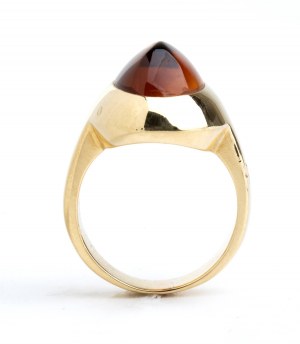 POMELLATO : Bague en or avec quartz citrine