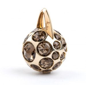 POMELLATO: Quartz gold pendant