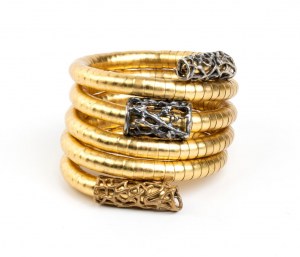 ISABELLA ASTENGO: Golden snake model bracelet