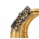 ISABELLA ASTENGO: Złota bransoletka z wzorem węża