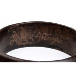 ISABELLA ASTENGO: Wood bracelet with malachite