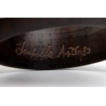 ISABELLA ASTENGO: Bracciale in legno con madreperle